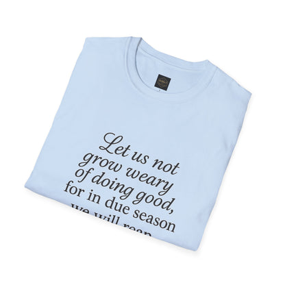 Inspiration Quote T-Shirt: Motivational Apparel, Gift for Encouragement, Faith-Based Wear, Perfect for Church Events, Daily Comfort