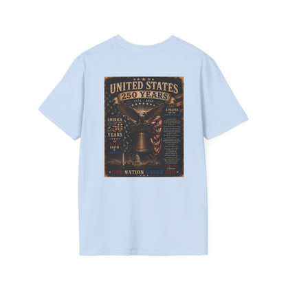 Faith of the Cross T-Shirt — Patriotic Christian Graphic Tee
