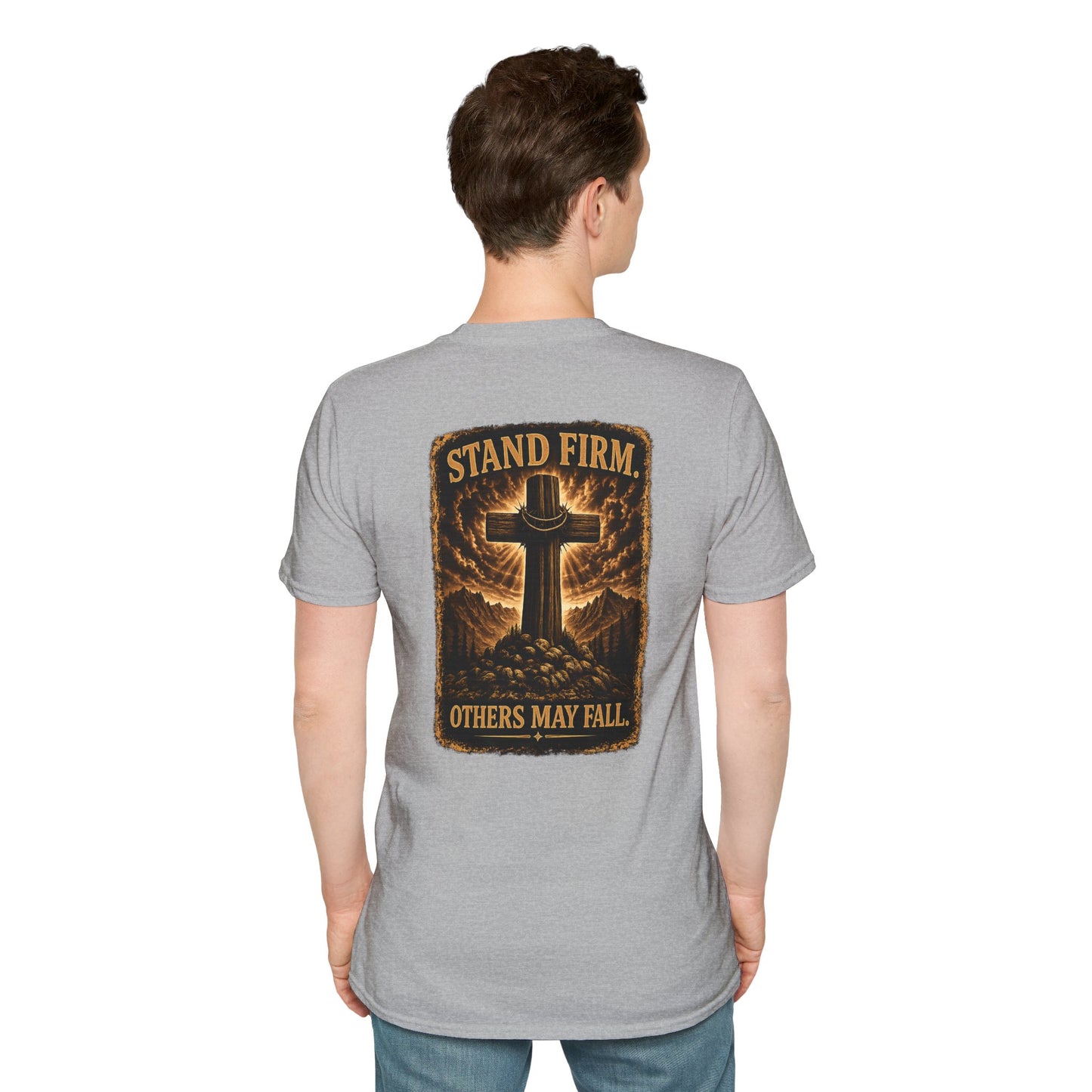 Cross Faith T‑Shirt — Small Chest Cross Graphic, 'Faith of the Cross' Christian Tee