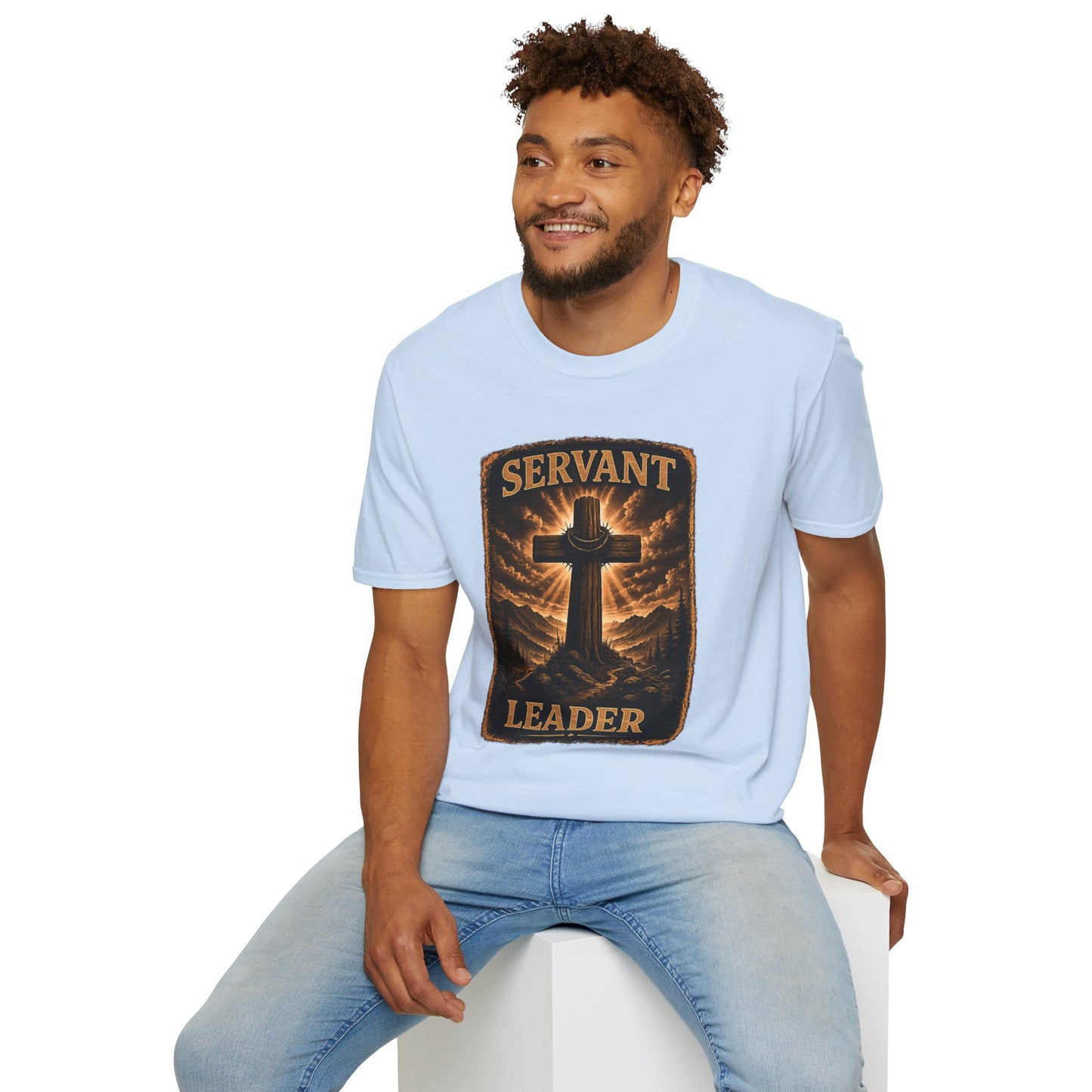 Servant Leader T-Shirt — Christian Cross Inspirational Tee