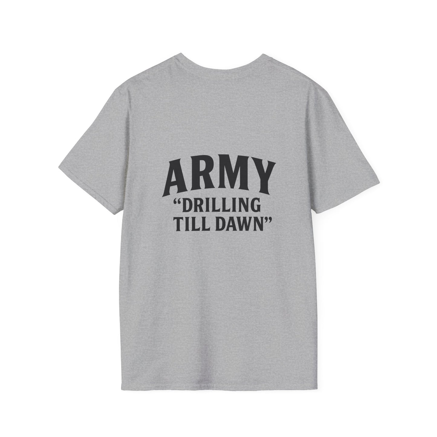 Stylish Army Drilling T-Shirt, Military Apparel, Casual Wear, Gift for Him, Everyday Fashion, Veterans Day Shirt