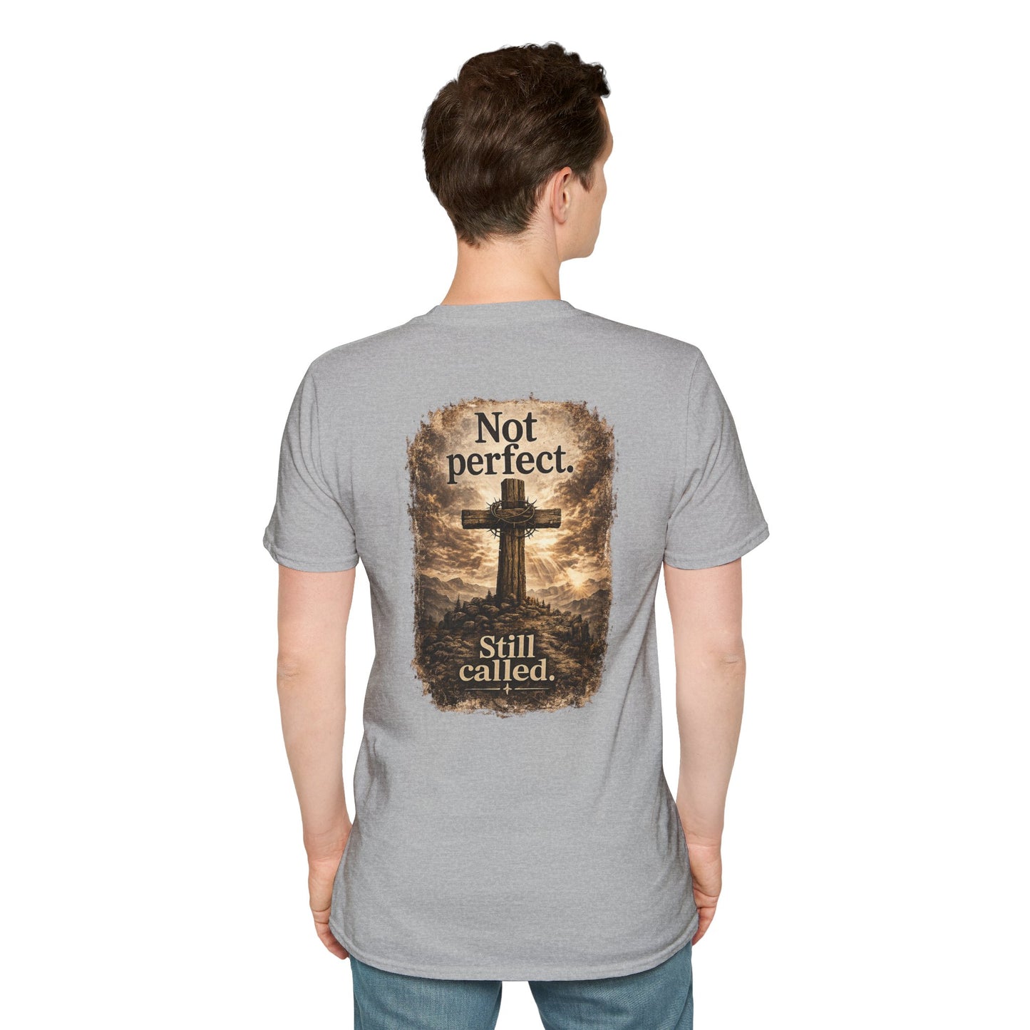 Faith of the Cross T-Shirt — Small Chest Cross Christian Tee