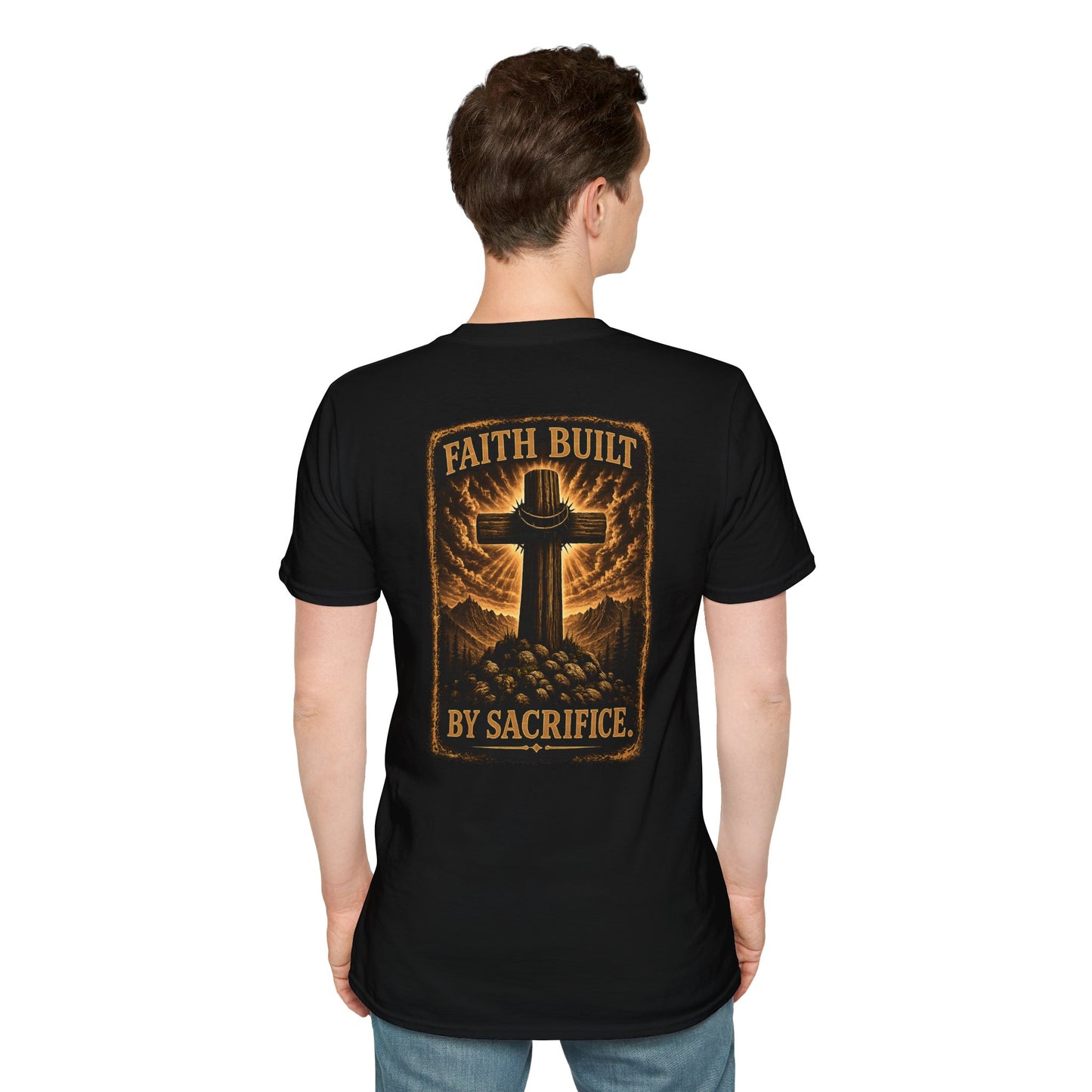 Faith Cross T-Shirt — Minimal Christian Tee