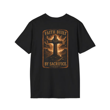 Faith Cross Tee — Minimal Christian Inspirational T-Shirt