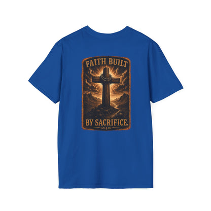 Faith Cross Tee — Minimal Christian Inspirational T-Shirt