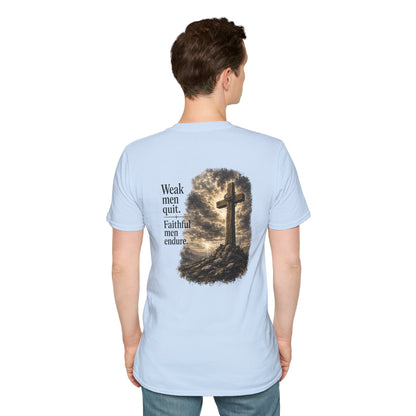 Christian Cross Minimalist T-Shirt — Hope on the Cross Faith Tee