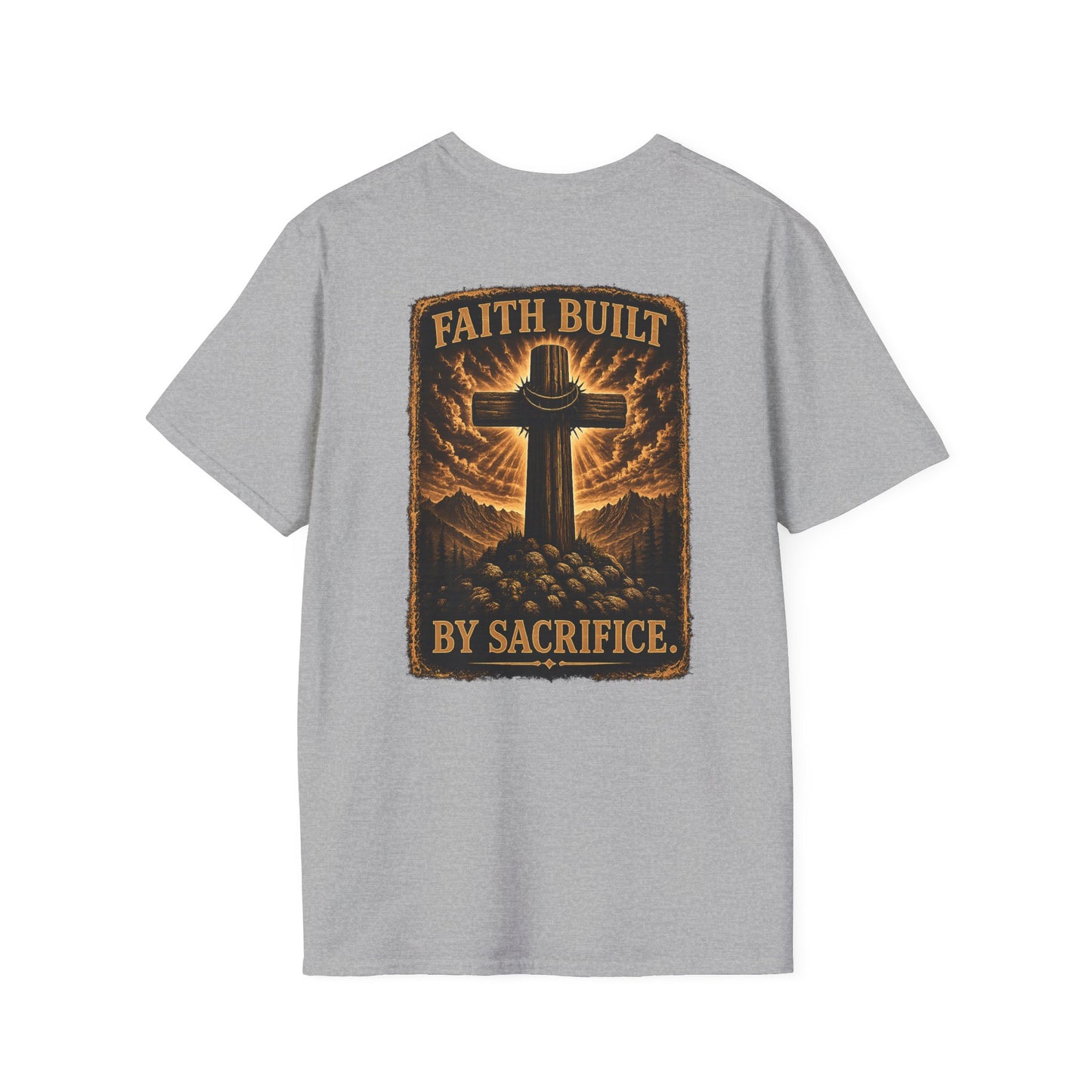 Faith Cross T-Shirt — Minimal Christian Tee
