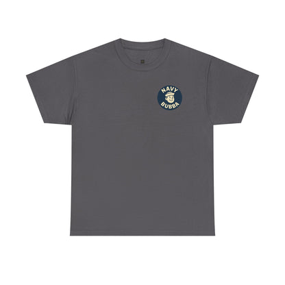 Navy Bubba Graphic Tee – “I Go Deep in Every Port” Funny Sailor Shirt