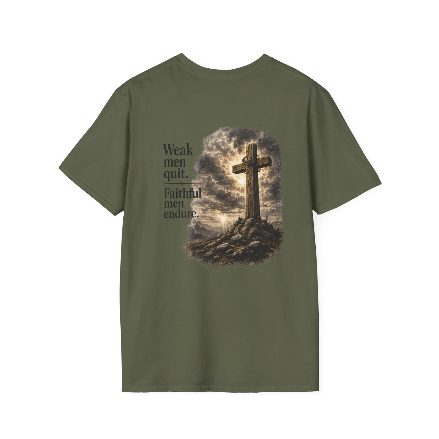 Christian Cross Minimalist T-Shirt — Hope on the Cross Faith Tee