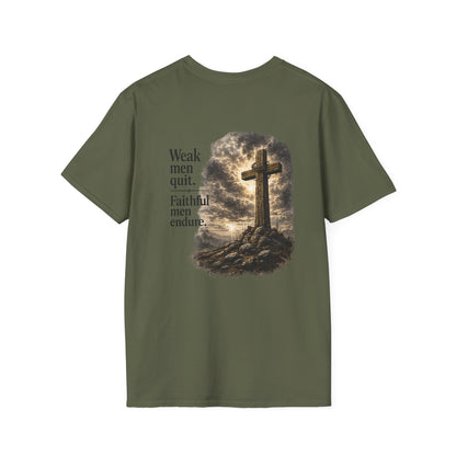 Christian Cross Minimalist T-Shirt — Hope on the Cross Faith Tee