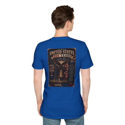 Faith of the Cross T-Shirt — Patriotic Christian Graphic Tee