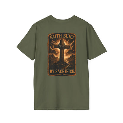 Faith Cross Tee — Minimal Christian Inspirational T-Shirt