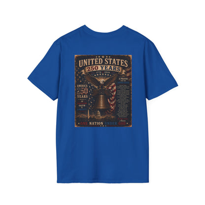 Faith of the Cross T-Shirt — Patriotic Christian Graphic Tee