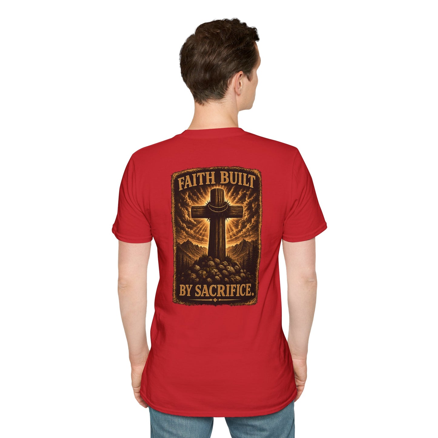 Faith Cross T-Shirt — Minimal Christian Tee