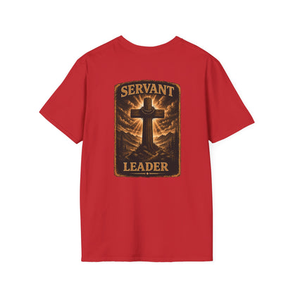 Faith Cross Pocket T‑Shirt — Small Chest Cross Graphic Christian Tee
