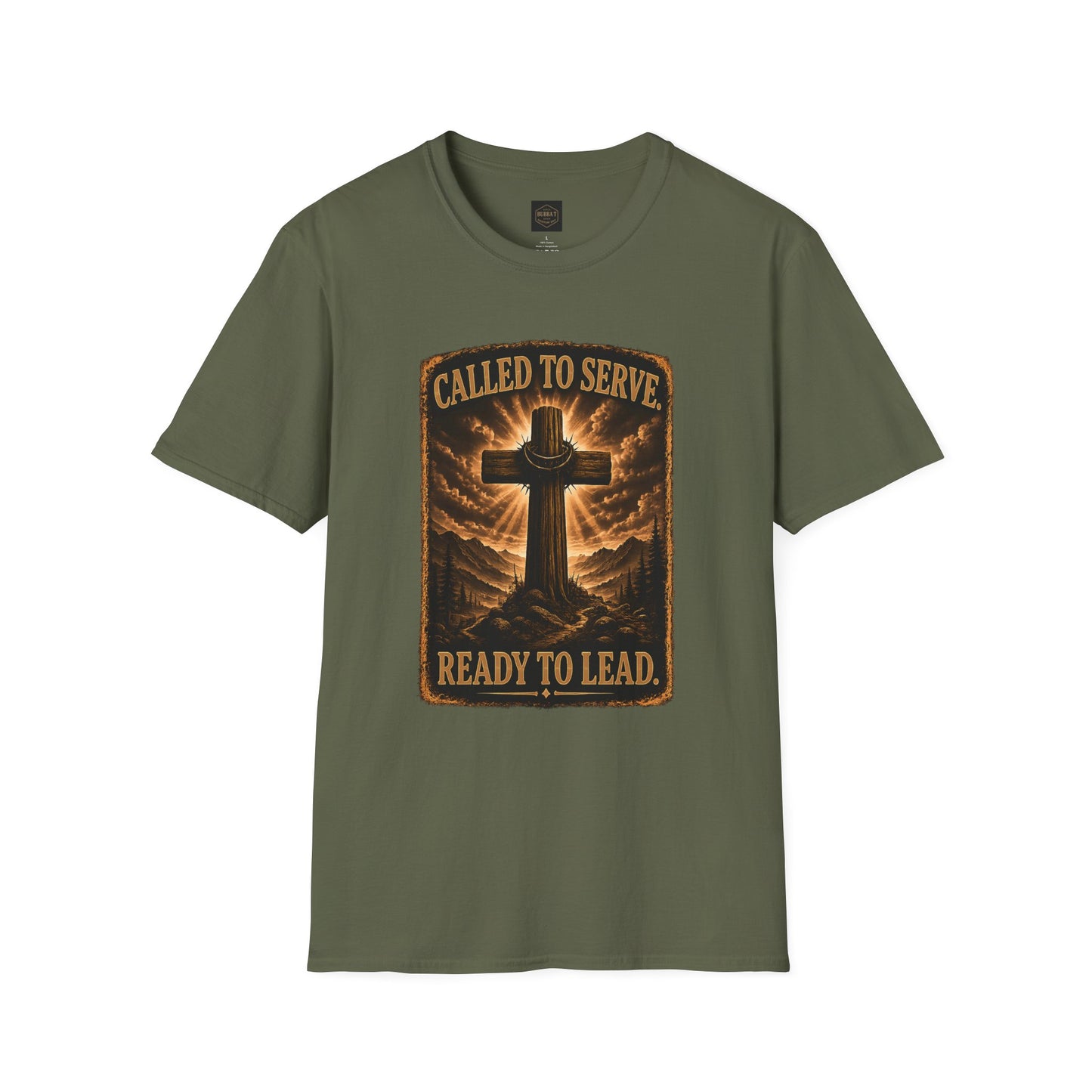 Called to Serve Cross T-Shirt — "Ready to Lead" Christian Faith Tee