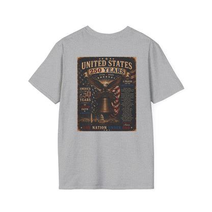 Faith of the Cross T-Shirt — Patriotic Christian Graphic Tee