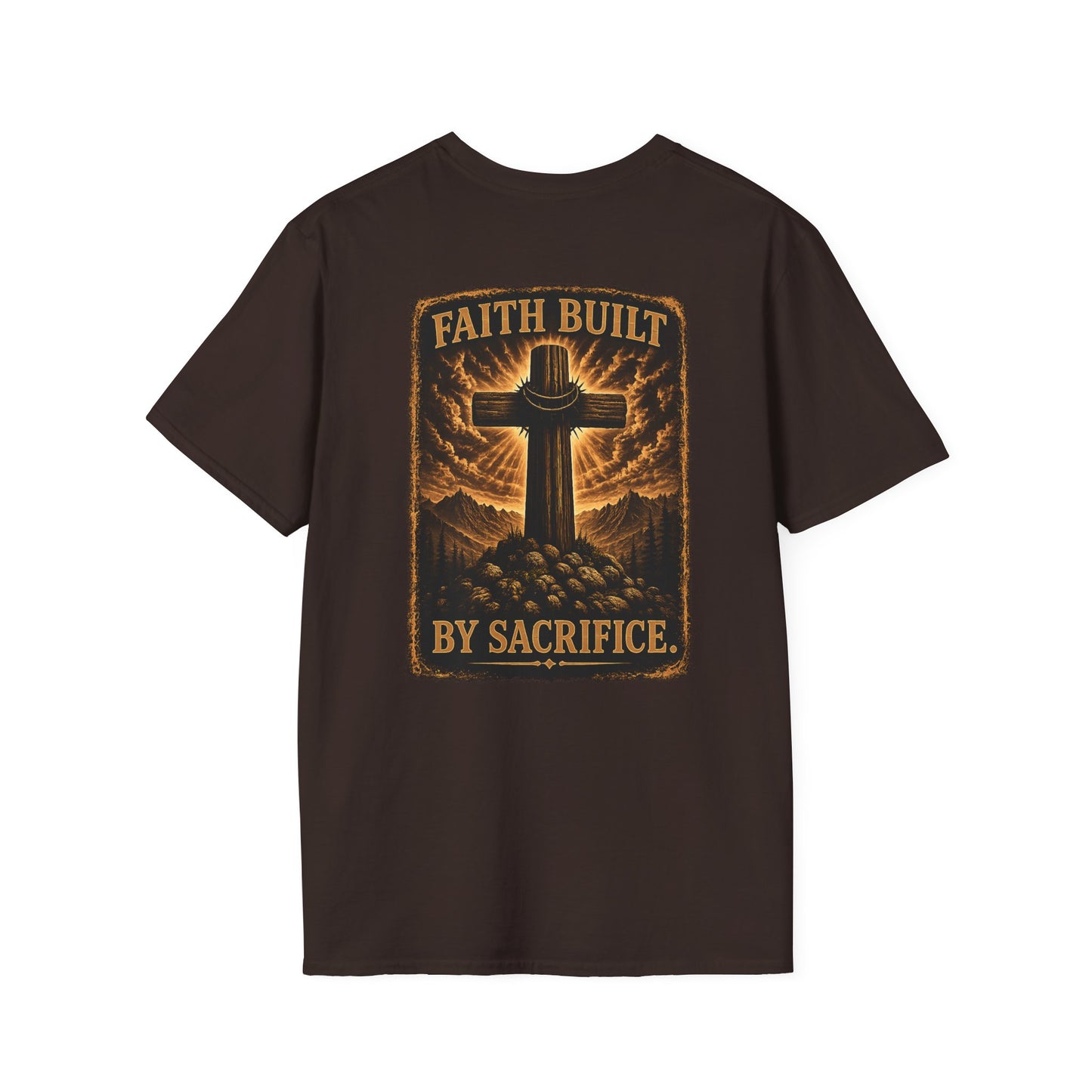 Faith Cross T-Shirt — Minimal Christian Tee
