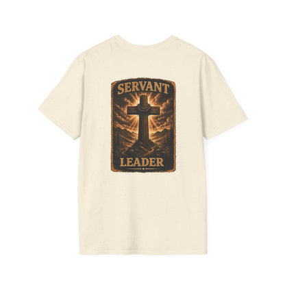 Faith Cross Pocket T‑Shirt — Small Chest Cross Graphic Christian Tee