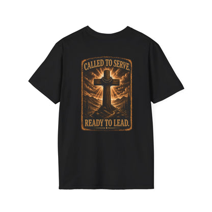 Faith Cross T-Shirt — Small Chest Cross Graphic Christian Tee