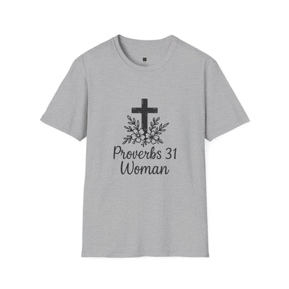 Proverbs 31 Woman T-Shirt - Faith-Inspired Apparel, Christian Gift, Inspirational Clothing, Casual Style, Everyday Wear