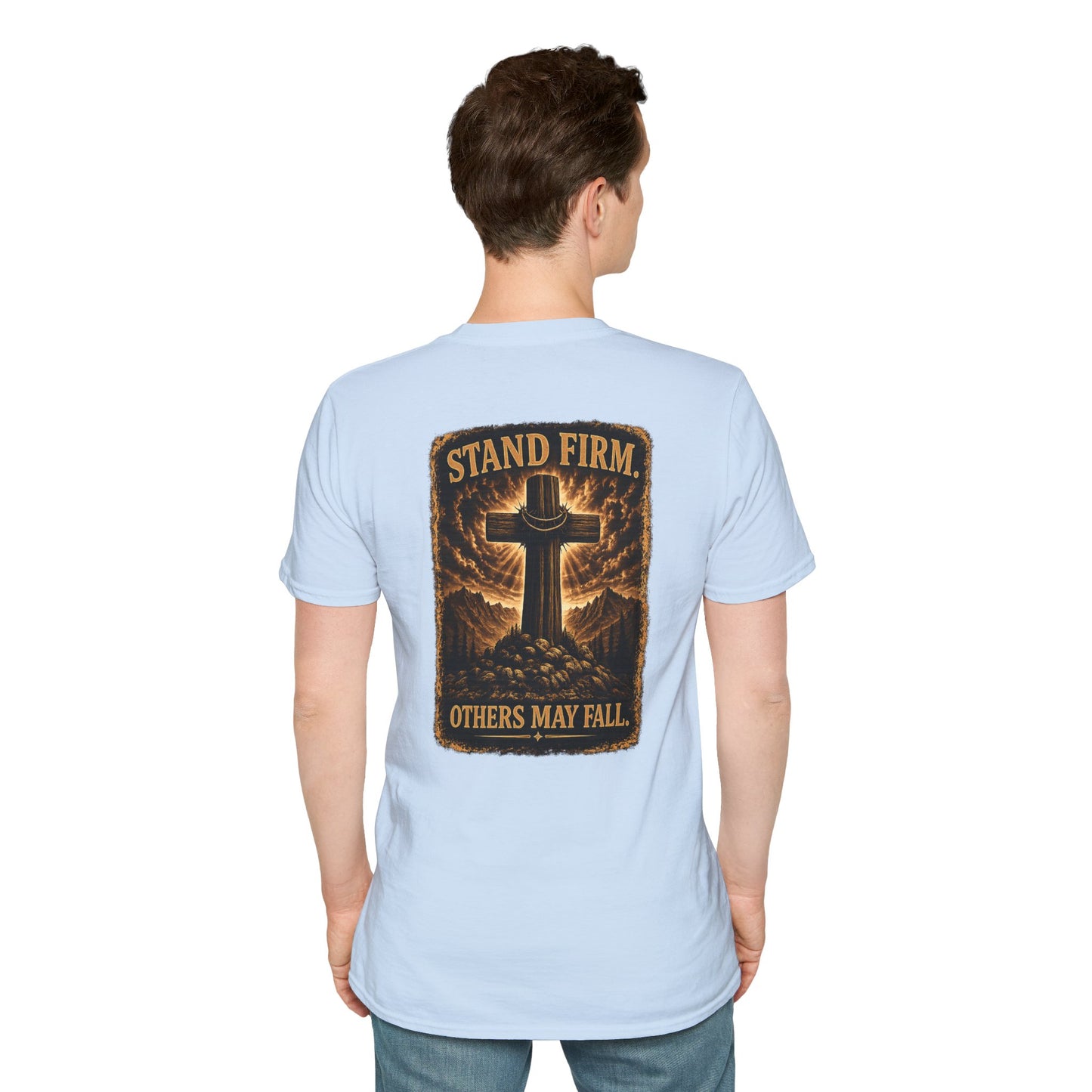 Cross Faith T‑Shirt — Small Chest Cross Graphic, 'Faith of the Cross' Christian Tee