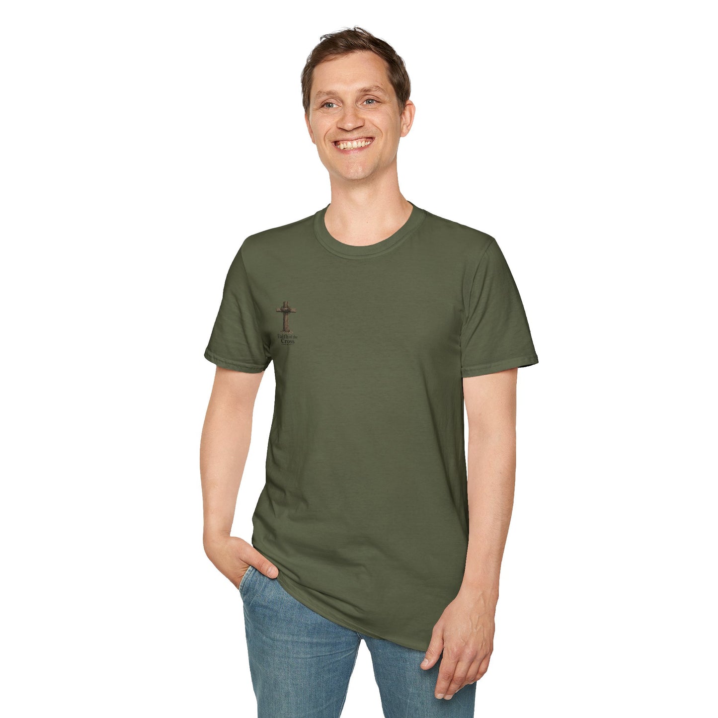 Christian Cross Minimalist T-Shirt — Hope on the Cross Faith Tee