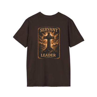 Faith Cross Pocket T‑Shirt — Small Chest Cross Graphic Christian Tee