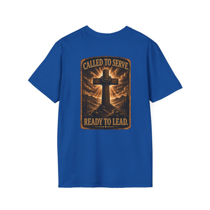 Faith Cross T-Shirt — Small Chest Cross Graphic Christian Tee