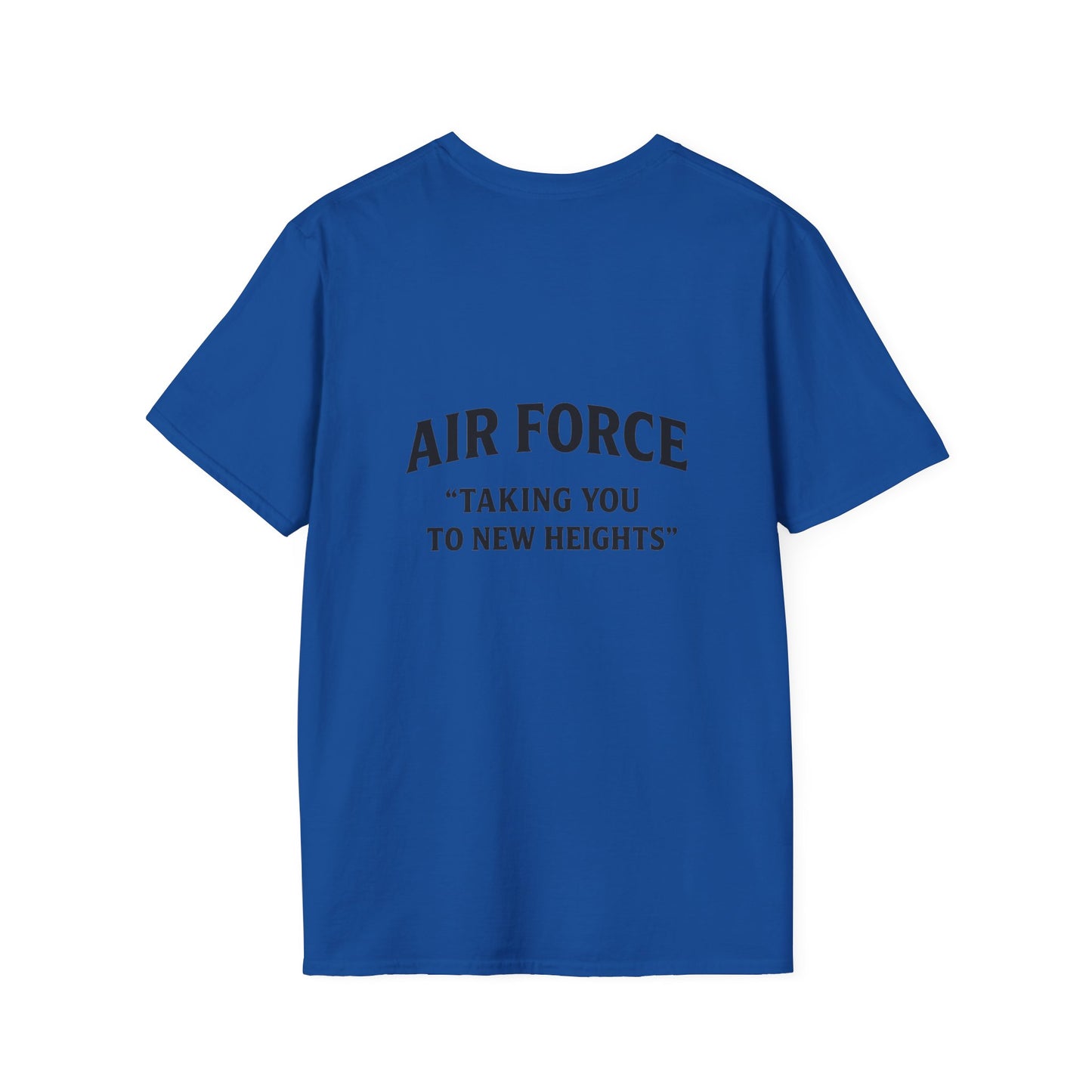 Air Force Inspirational T-Shirt, Unisex Softstyle Tee, Military Pride Shirt, Perfect Gift for Veterans, Patriotic Apparel