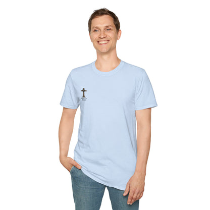 Christian Cross Minimalist T-Shirt — Hope on the Cross Faith Tee