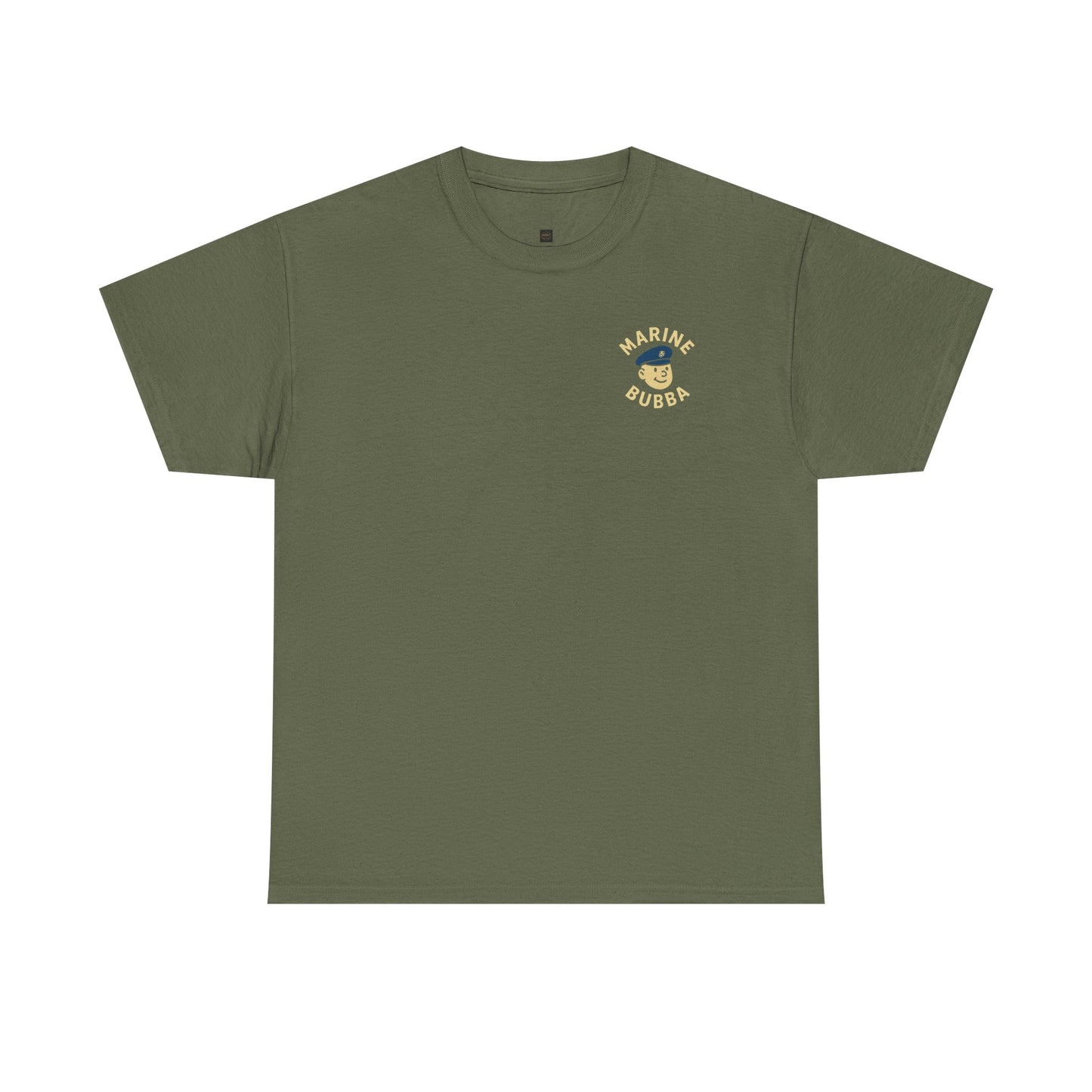Marine Bubba Graphic Tee – “Locked, Loaded & Going In Hard” Funny Military Shirt