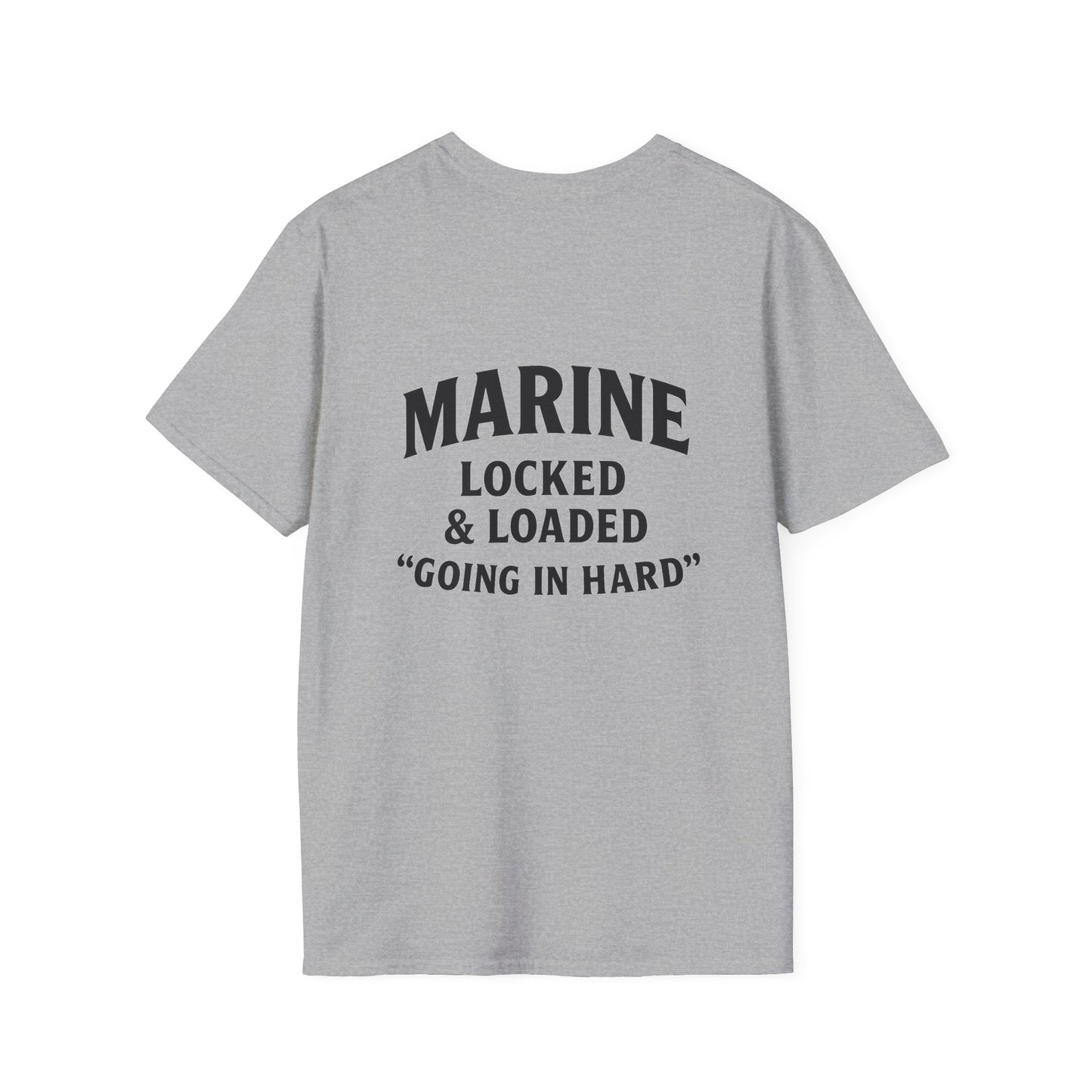 Unisex Softstyle T-Shirt: Marine Locked & Loaded, Comfortable Casual Wear, Perfect Gift for Veterans, Military Theme T-Shirt, Everyday [...]