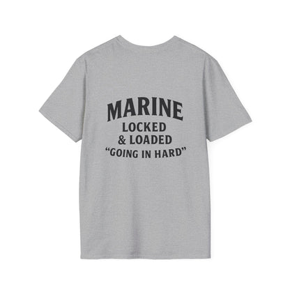 Unisex Softstyle T-Shirt: Marine Locked & Loaded, Comfortable Casual Wear, Perfect Gift for Veterans, Military Theme T-Shirt, Everyday [...]