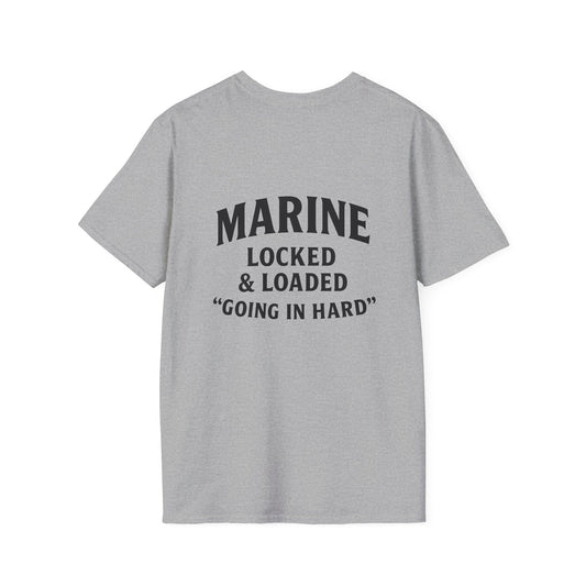 Unisex Softstyle T-Shirt: Marine Locked & Loaded, Comfortable Casual Wear, Perfect Gift for Veterans, Military Theme T-Shirt, Everyday [...]