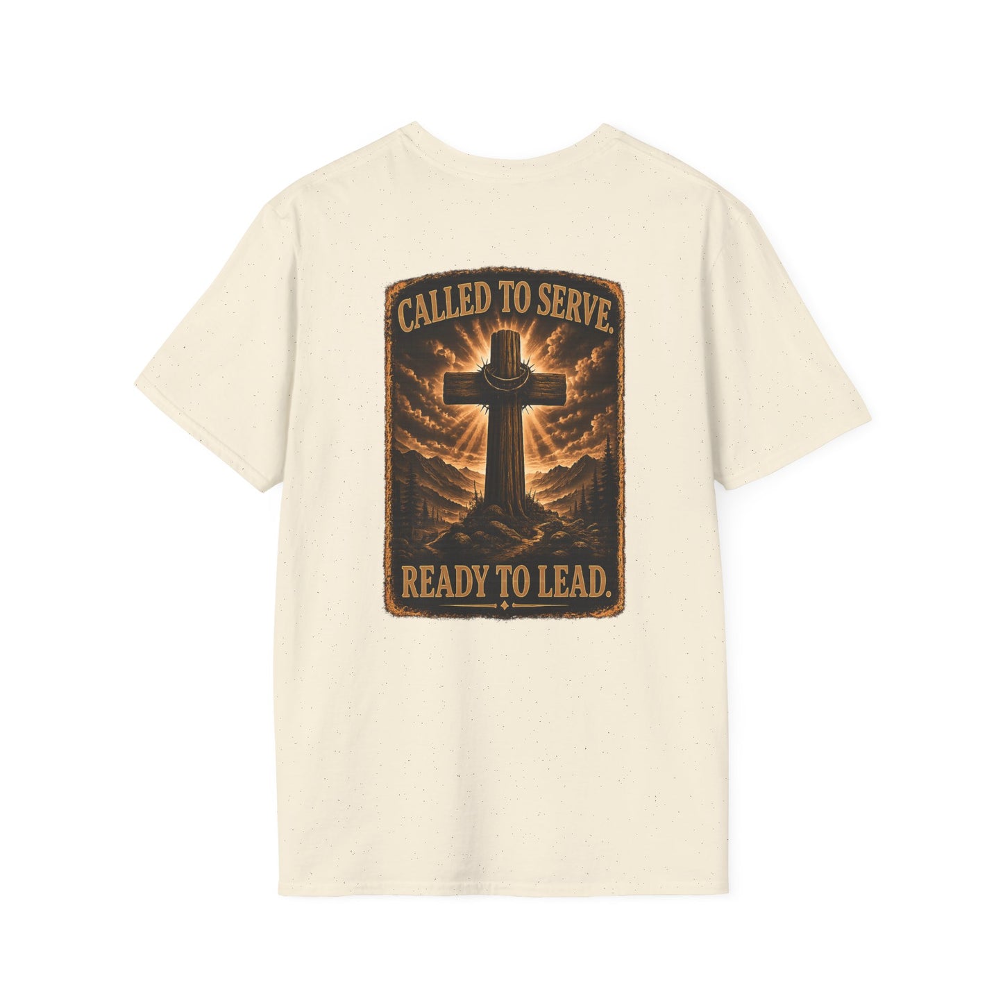 Faith Cross T-Shirt — Small Chest Cross Graphic Christian Tee