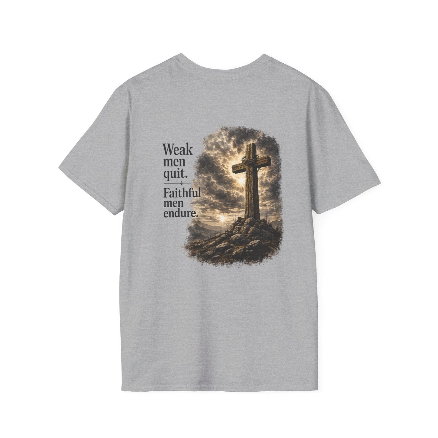 Christian Cross Minimalist T-Shirt — Hope on the Cross Faith Tee