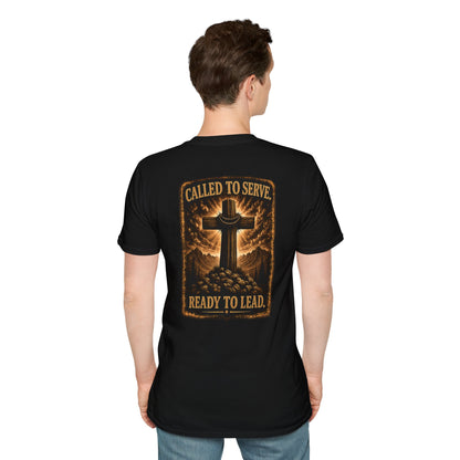 Faith Cross T-Shirt — Small Chest Cross Graphic Tee