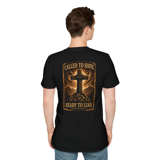 Faith Cross T-Shirt — Small Chest Cross Graphic Tee