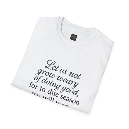 Inspiration Quote T-Shirt: Motivational Apparel, Gift for Encouragement, Faith-Based Wear, Perfect for Church Events, Daily Comfort