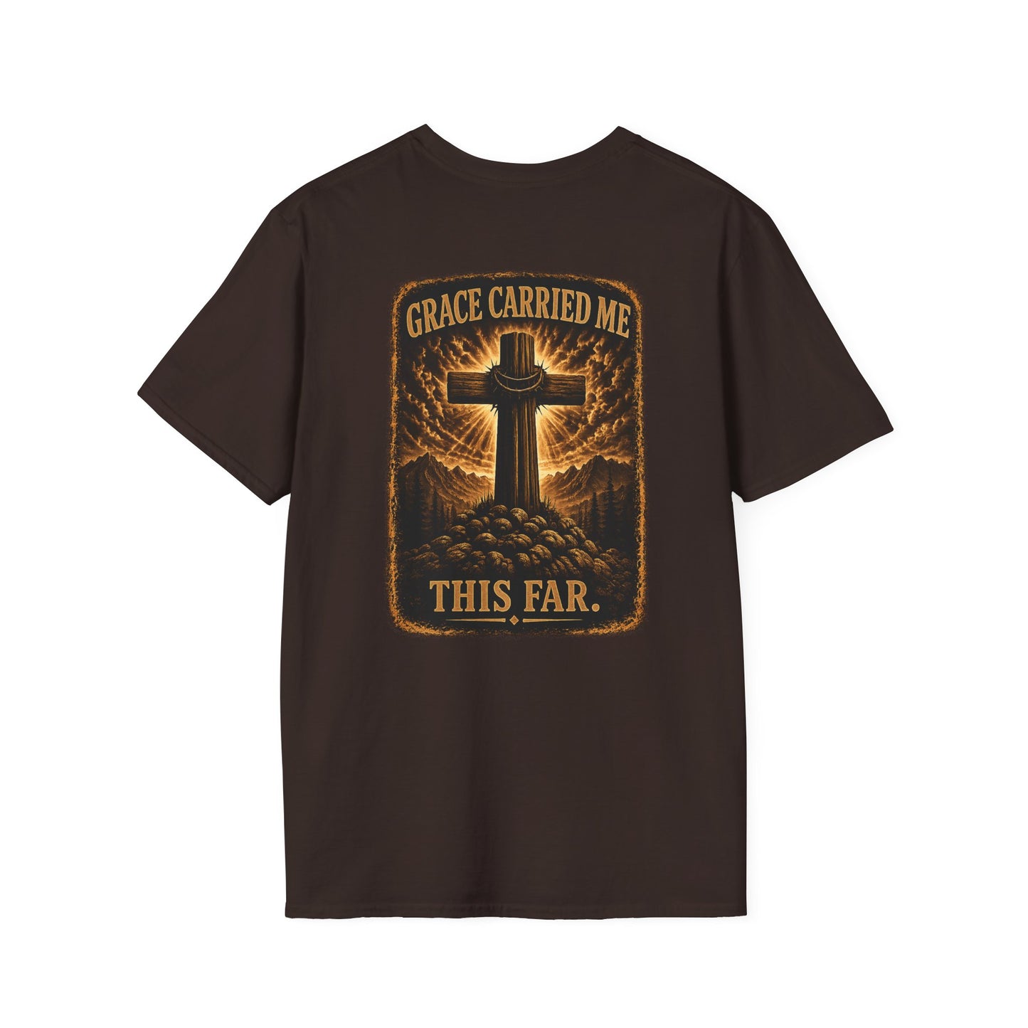 Faith Cross T-Shirt — Minimal Christian Prayer Tee