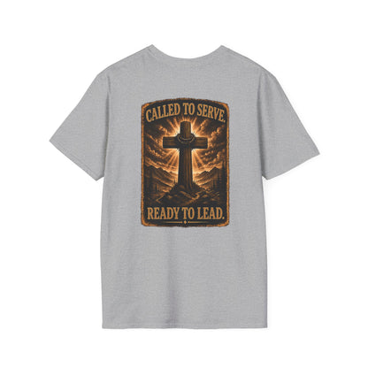 Faith Cross T-Shirt — Small Chest Cross Graphic Christian Tee
