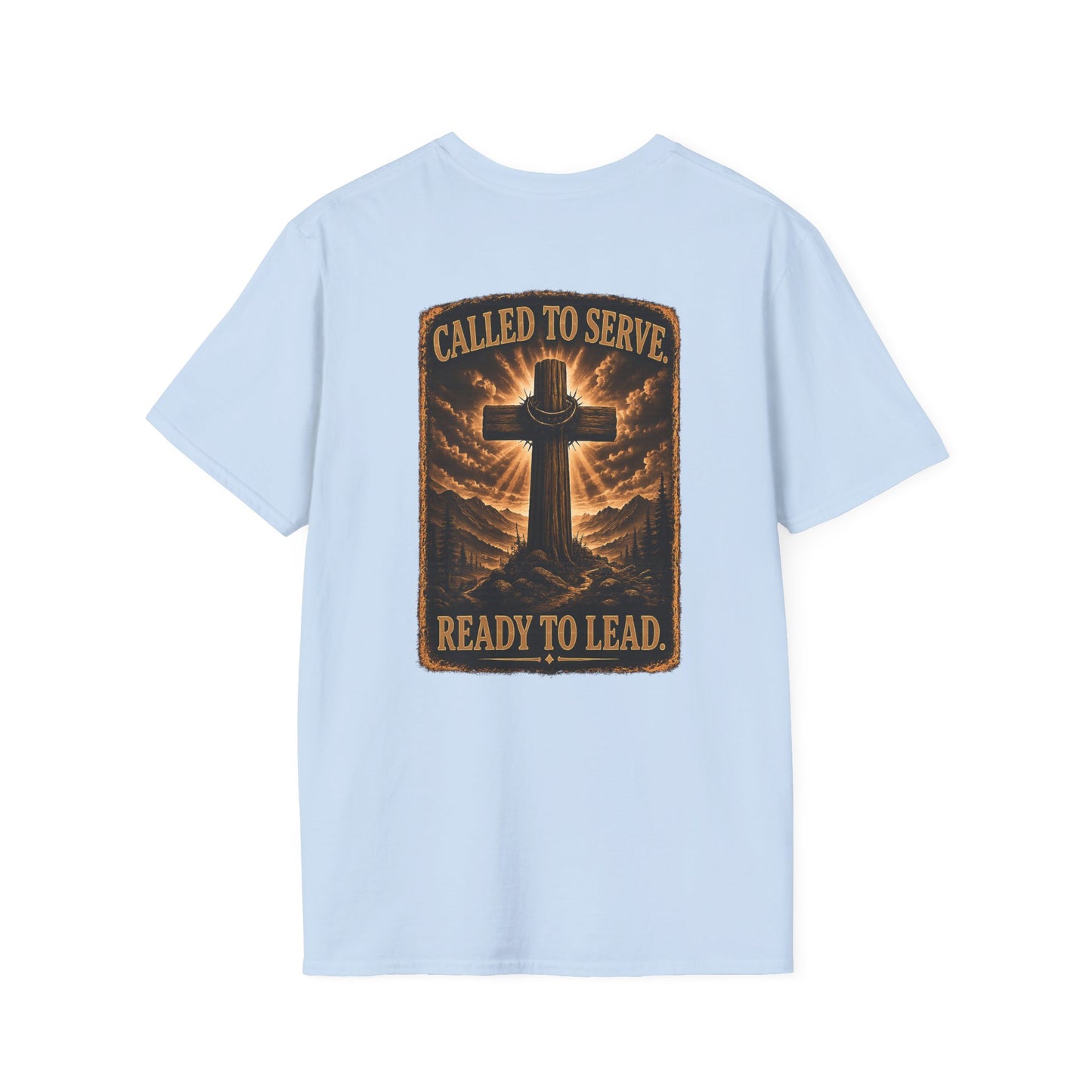 Faith Cross T-Shirt — Small Chest Cross Graphic Christian Tee