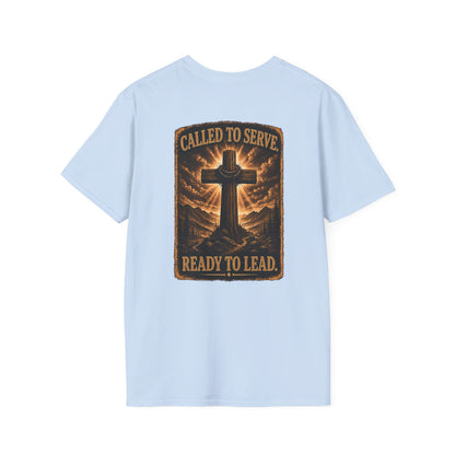 Faith Cross T-Shirt — Small Chest Cross Graphic Christian Tee