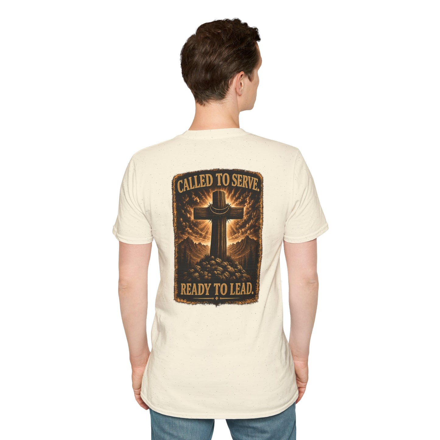 Faith Cross T-Shirt — Small Chest Cross Graphic Tee