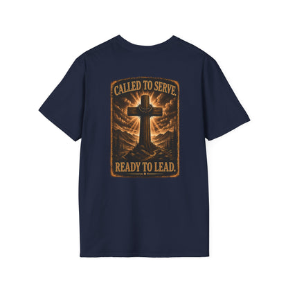 Faith Cross T-Shirt — Small Chest Cross Graphic Christian Tee
