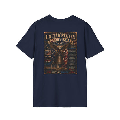 Faith of the Cross T-Shirt — Patriotic Christian Graphic Tee