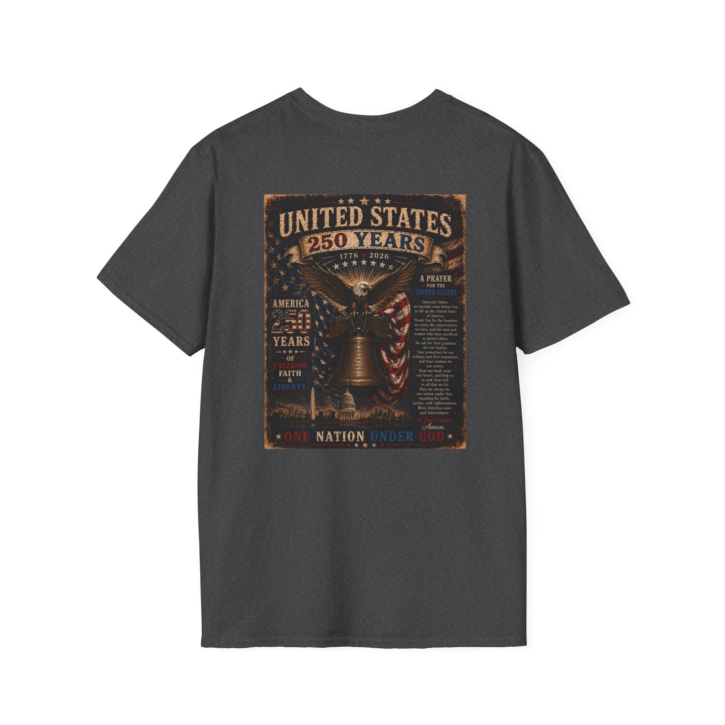 Faith of the Cross T-Shirt — Patriotic Christian Graphic Tee