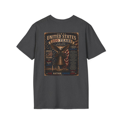 Faith of the Cross T-Shirt — Patriotic Christian Graphic Tee