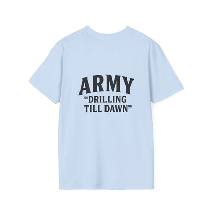 Stylish Army Drilling T-Shirt, Military Apparel, Casual Wear, Gift for Him, Everyday Fashion, Veterans Day Shirt